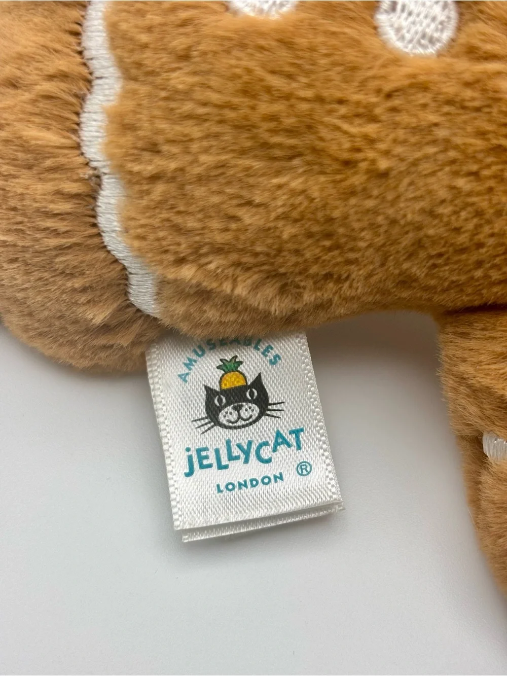 Jellycat Amuseables Jolly Gingerbread Ruby Stuffed Animal Plush 7” Toy Authentic